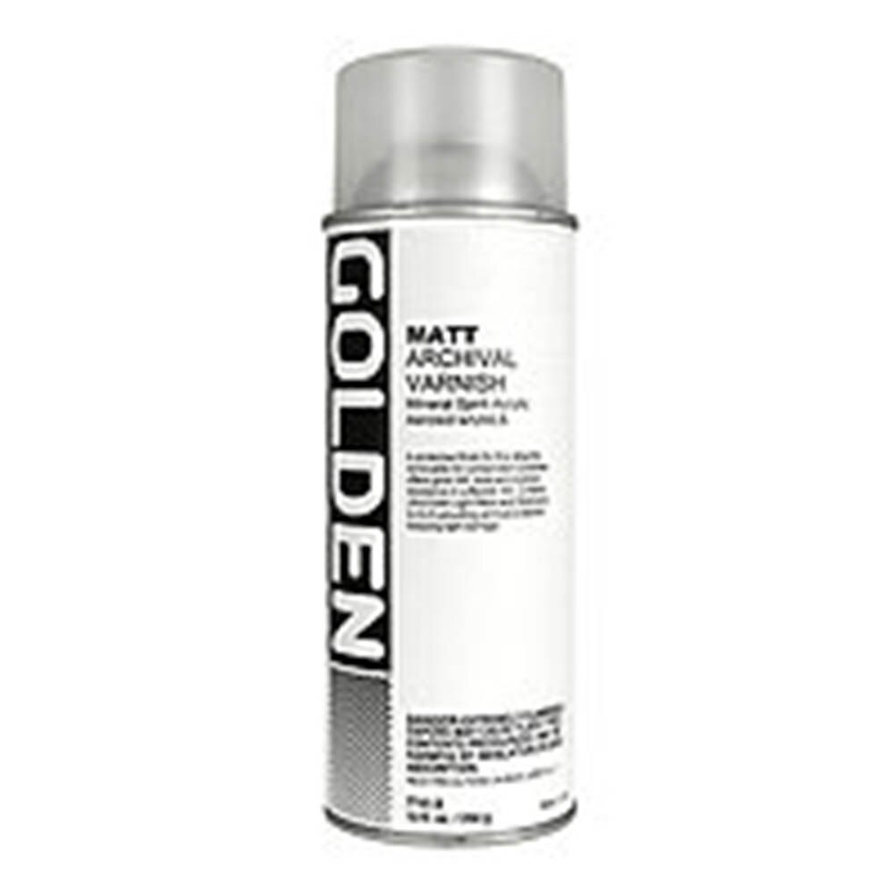 Golden, Archival, Varnish, Spray, Matte, 10 fluid ounce